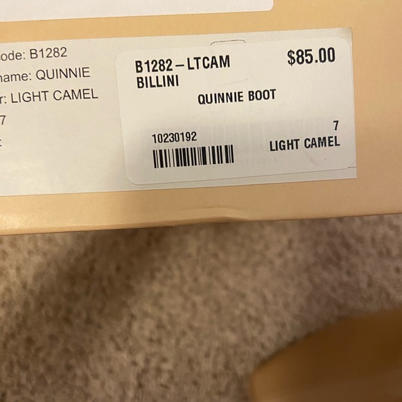 Camel Square Toe Ankle Boots size 7 - Picture 3 of 6